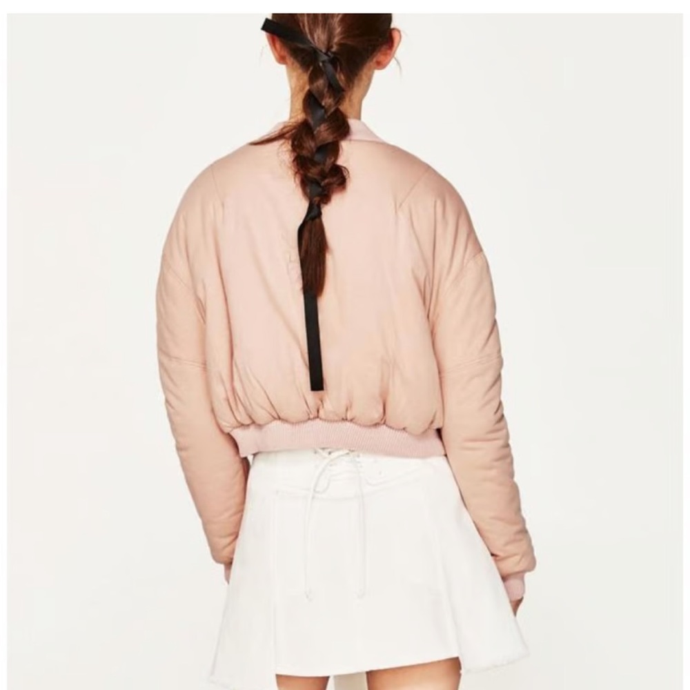 💚Zara quilted bomber jacket - Picture 3 of 8